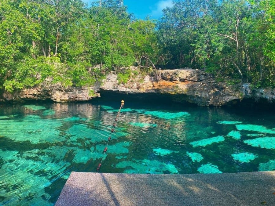 Cenote azul à Tulum