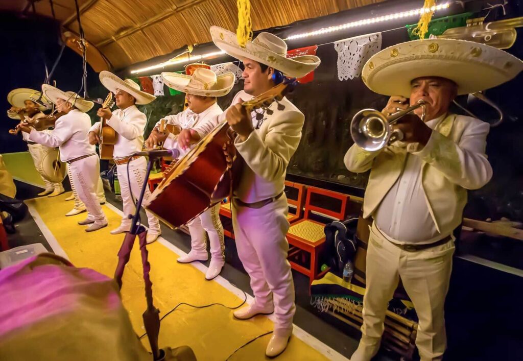 Promenade bateau Xochimilco