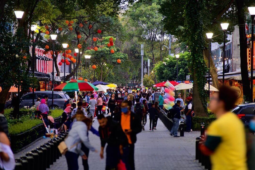 Quartiers à visiter à Mexico City : zona rosa 