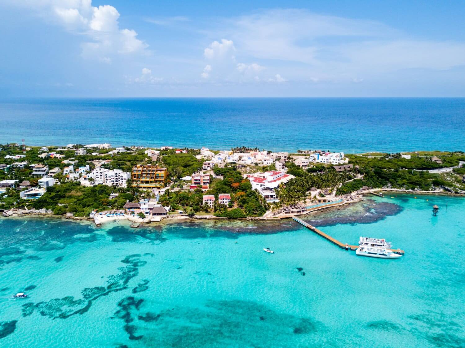 Que faire à Cancun : aller en bateau à isla Mujeres