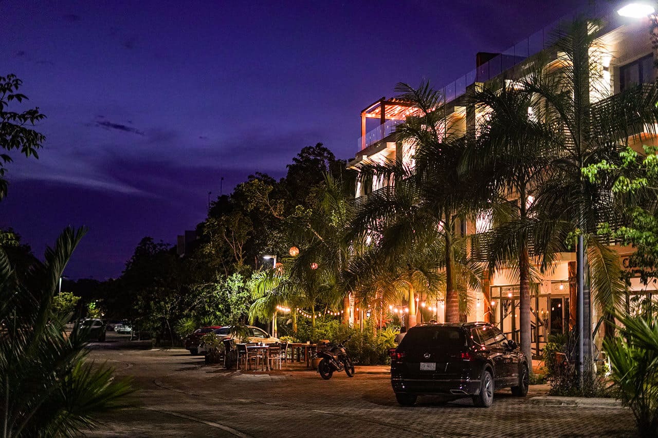Où dormir à Tulum : quartier Aldea Zama<br />
