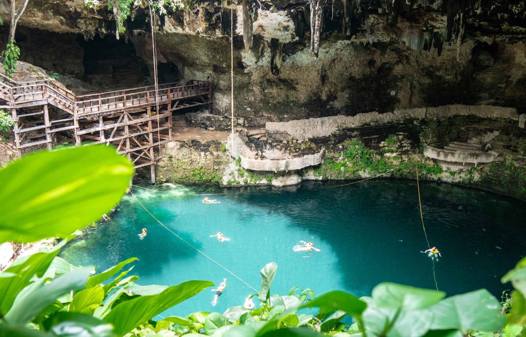 Cenote Zaci Valladolid Mexique