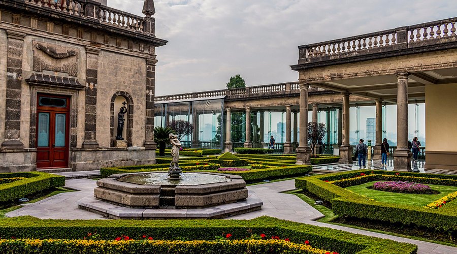 Jardins du chateau Chapultepec Mexico 